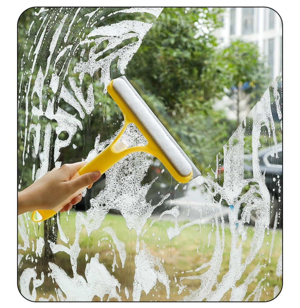 3-in-1 Window Wiper with Spray Bottle