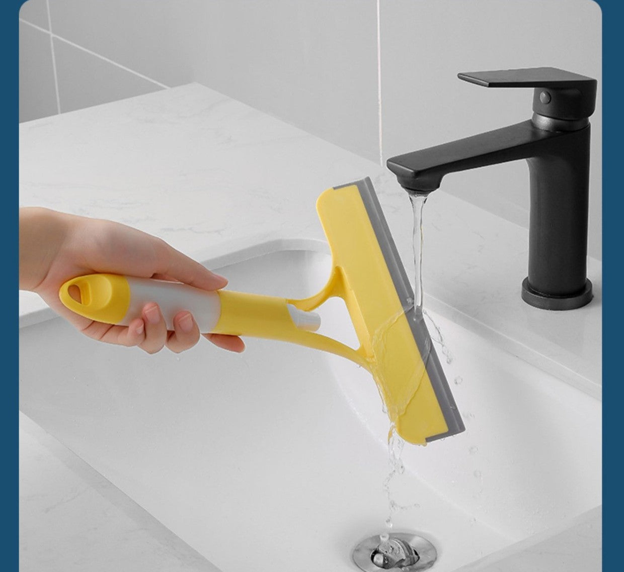 3-in-1 Window Wiper with Spray Bottle