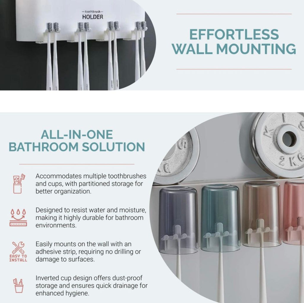 Toothbrush Holder & Dispenser