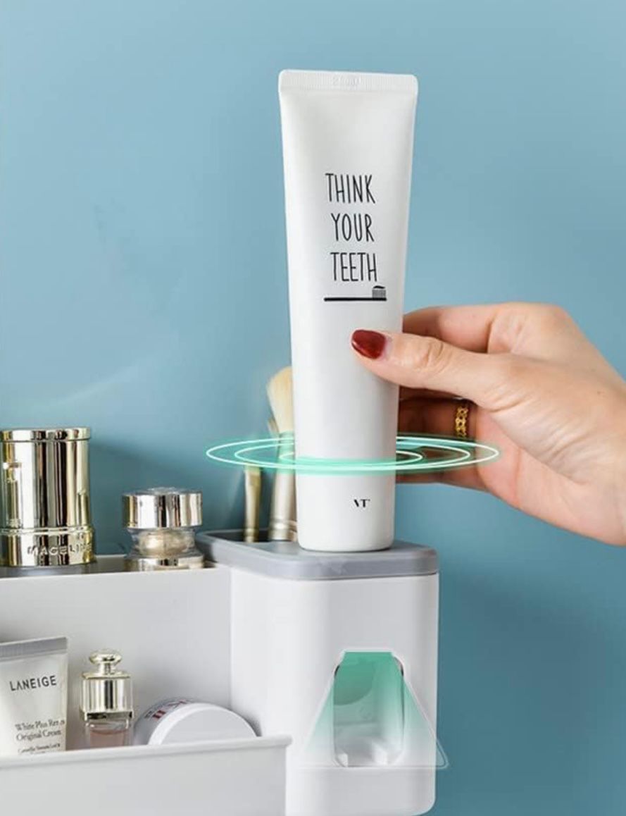 Multi-functional Wall Mounted Toothbrush Holder